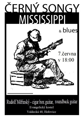 Černý songy a Mississippi blues 7.6. v Hořovicích