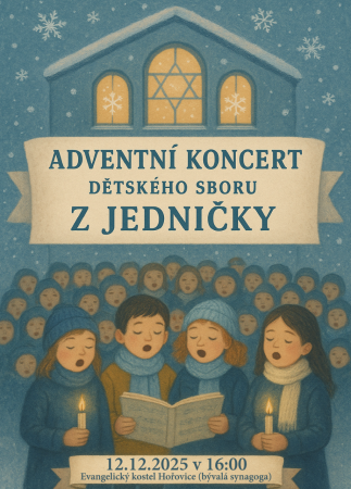 Adventní koncert dětského sboru z Jedničky 12.12.2025